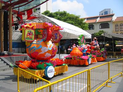 Street decorations in Chinatown
