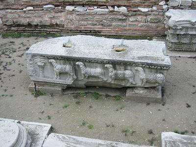 Relief Panel outside Hagia Sofia Museum, Turkey