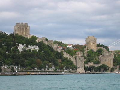 Ancient walls on Asian side of Istanbul