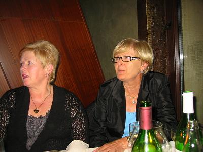 Margaret and Pam at the Galata Tower, Istanbul