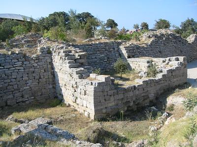 Ruined wall at Troy