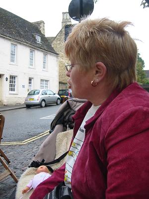 Margaret talking to Marcus