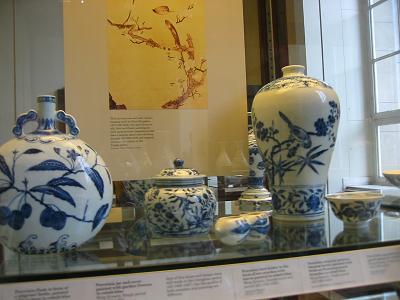 Ming blue and white ware at British Museum