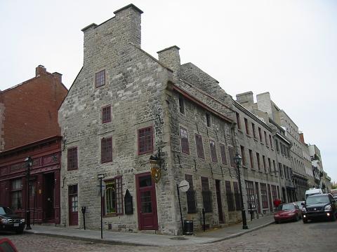 Original stone building, old Montreal