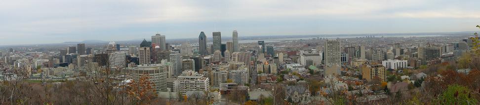 Montreal from Mount Royal (Mont Real)