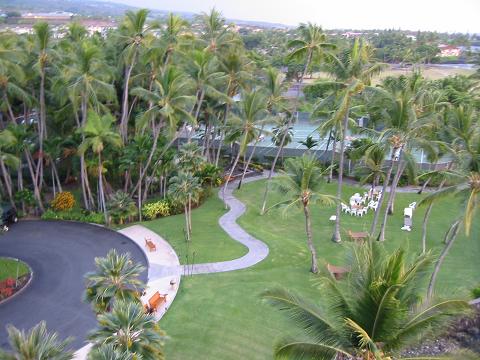 View of the amenities from our balcony