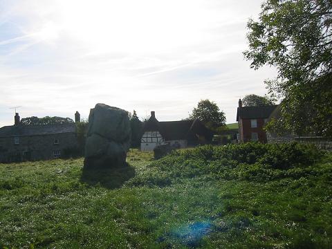 Avebury village amid the standing stones