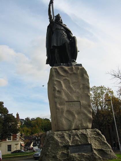 King Aelfred's statue in Winchester