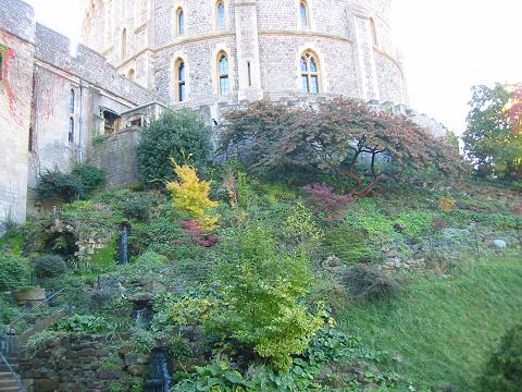 Gardens below the Round Tower